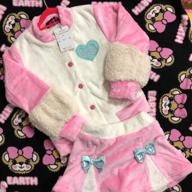 EARTHMAGIC(アースマジック)のセットアップ キッズ/ベビー/マタニティのキッズ服女の子用(90cm~)(ジャケット/上着)の商品写真