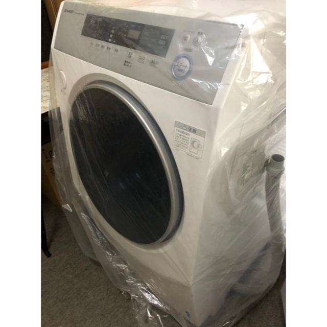 SHARP(シャープ)のシャープ ドラム式洗濯機 ES ZH1 WR 2017年製 スマホ/家電/カメラの生活家電(洗濯機)の商品写真