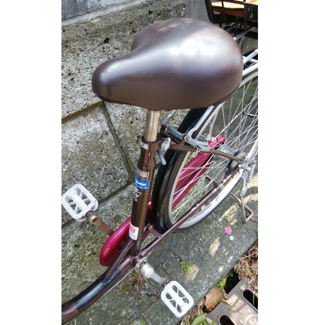 自転車 26インチ ママチャリ 子供乗せ付き 直接取引の通販 by Y's shop｜ラクマ
