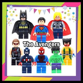 レゴ(Lego)の★レゴ互換品★Avengersアベンジャーズ★人形フィギュアフィグ8体セット♪(SF/ファンタジー/ホラー)