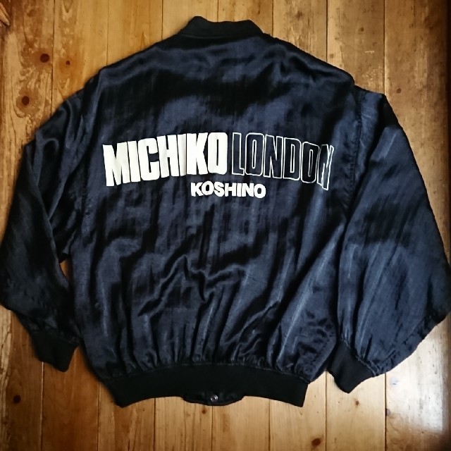 MICHIKO LONDON - ミチコロンドン黒ブルゾンスカジャンヴィンテージ 