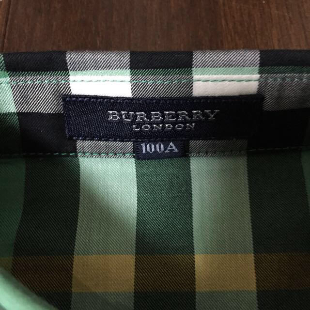 BURBERRY(バーバリー)のバーバリー 半袖シャツ 100 キッズ/ベビー/マタニティのキッズ服男の子用(90cm~)(その他)の商品写真