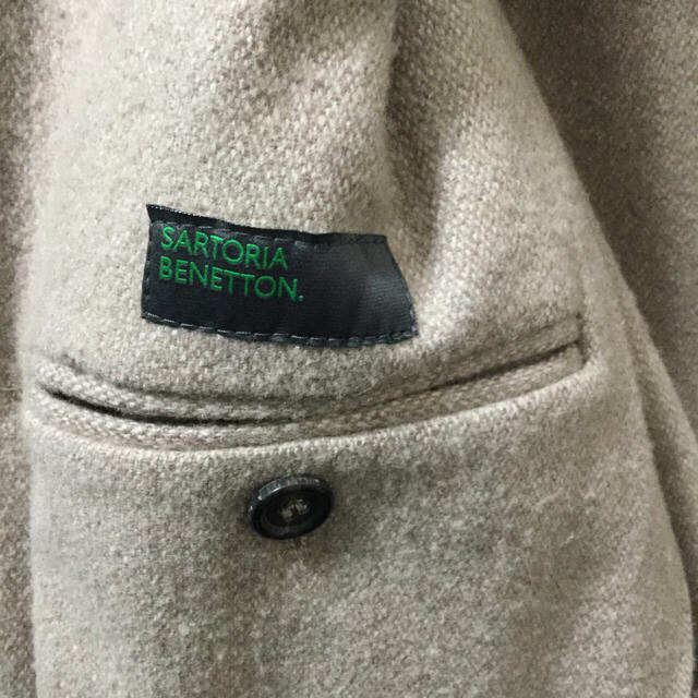 BENETTON(ベネトン)のサルトリア ベネトンのキャメルダブルコート メンズのジャケット/アウター(チェスターコート)の商品写真