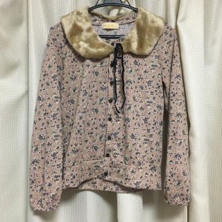 ダブルクローゼット(w closet)のw closet 花柄カーディガン(カーディガン)