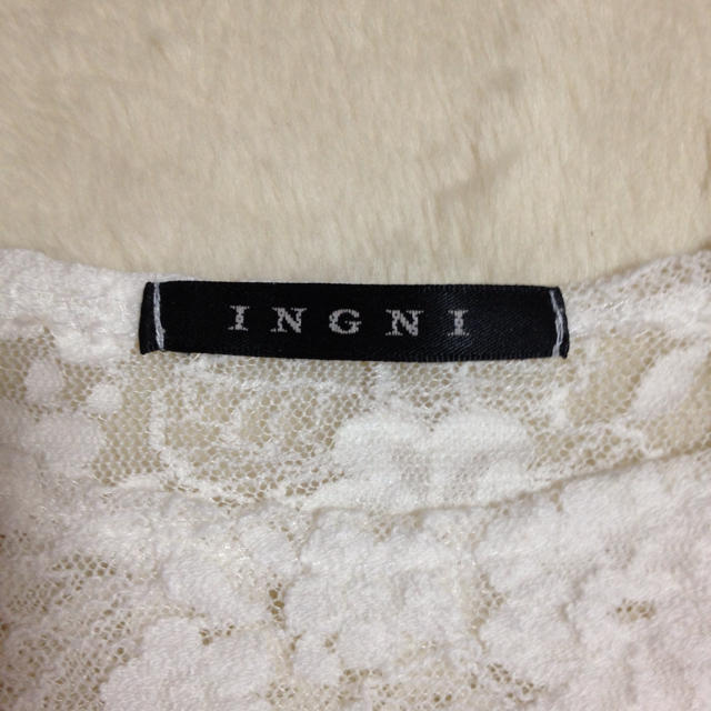 INGNI(イング)のINGNIレーストップス♡タイトスカート レディースのトップス(Tシャツ(半袖/袖なし))の商品写真