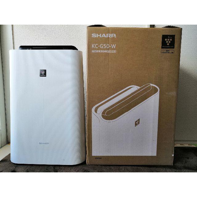 シャープ【SHARP】加湿空気清浄機 KC-G50-W 高価値 ahq.com.mx