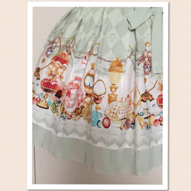 metamorphose temps de fille(メタモルフォーゼタンドゥフィーユ)のエッグアートジャンパースカート レディースのワンピース(ひざ丈ワンピース)の商品写真