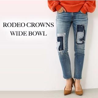 ロデオクラウンズワイドボウル(RODEO CROWNS WIDE BOWL)のロデオクラウンズワイドボウル リメイクデニム☆サイズS約72cm(デニム/ジーンズ)