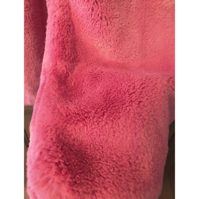 PAGEBOY(ページボーイ)のページボーイ エコファーコート  ピンク レディースのジャケット/アウター(毛皮/ファーコート)の商品写真