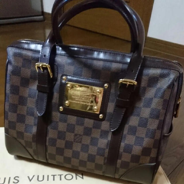 美品 LOUIS VUITTON・ルイヴィトン バークレー トートバッグ ダミエ