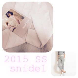 スナイデル(SNIDEL)の今期 スナイデル 白パンツ (クロップドパンツ)