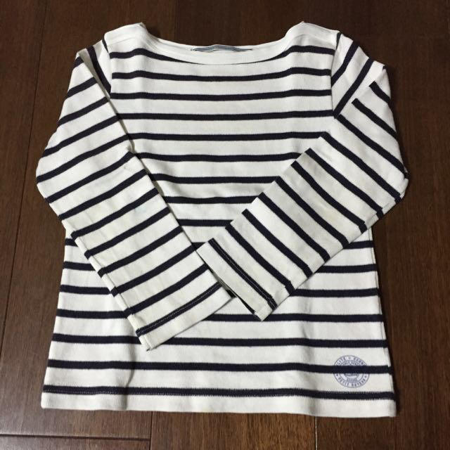 PETIT BATEAU(プチバトー)のプチバトー定番ボーダーカットソー 104 キッズ/ベビー/マタニティのキッズ服男の子用(90cm~)(その他)の商品写真