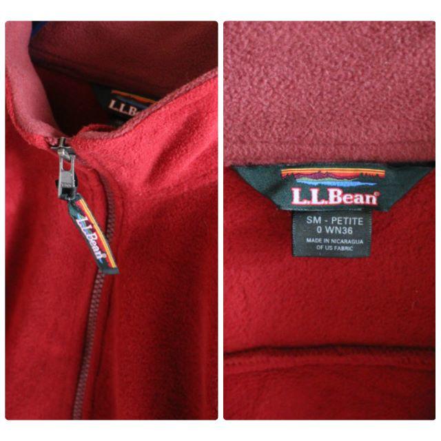 L.L.Bean(エルエルビーン)のUS エルエルビーン winered 厚手 フリース ジャケット WS レディースのジャケット/アウター(ブルゾン)の商品写真