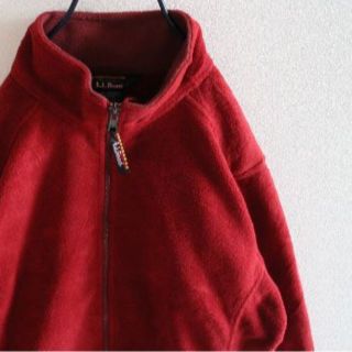 エルエルビーン(L.L.Bean)のUS エルエルビーン winered 厚手 フリース ジャケット WS(ブルゾン)