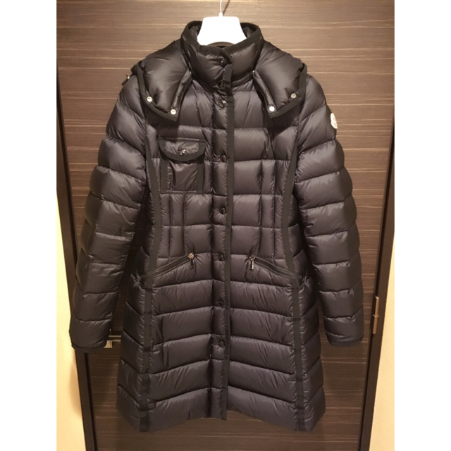 当店限定販売】 MONCLER - エルミンヌ/ブラック/1 MONCLER ダウン