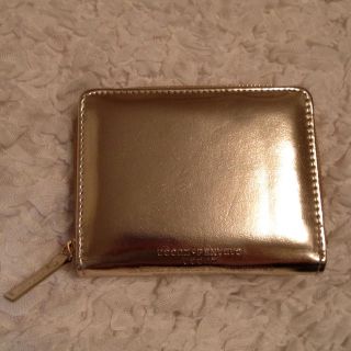 【美品】ZUCCA コンパクトウォレット　ゴールド ZUCCa / EMBOSSウォレット / ウォレット(F silver(27)): ZUCCa