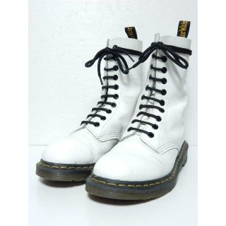 ドクターマーチン(Dr.Martens)の激安！レディースサイズ！美品！【定価￥27864】ドクターマーチンUK5ホワイト(ブーツ)