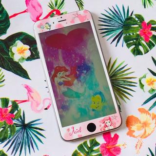 ♥ iPhone6/6sPlus ガラスフィルム 強化ガラスフィルム アリエル②(保護フィルム)