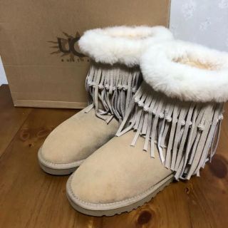 アグ(UGG)のugg☆ＵＧＧ☆フリンジブーツ☆ブーツ(ブーツ)