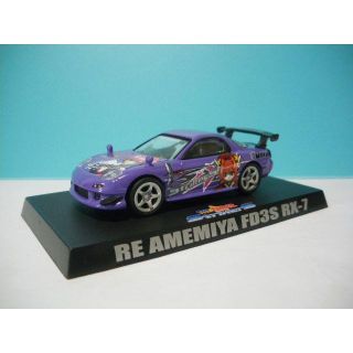 紫 魔法少女 リリカルなのは 痛車ミニカー RE雨宮FD3S RX-7 RE A(ミニカー)