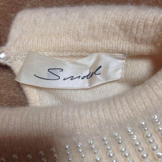 SNIDEL(スナイデル)のsnidel タートルネックパールニット レディースのトップス(ニット/セーター)の商品写真