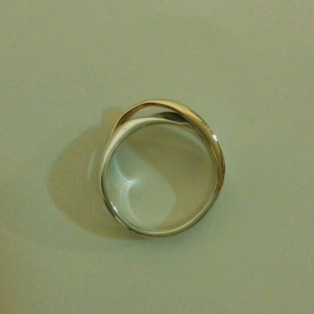 4℃(ヨンドシー)の4℃  K10×シルバーリング レディースのアクセサリー(リング(指輪))の商品写真