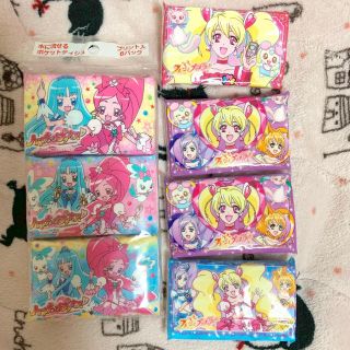 プリキュア ポケットティッシュ 7個セット(キャラクターグッズ)