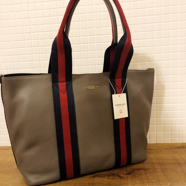 バッグ新品！TOPKAPI ★ 本革トートバック