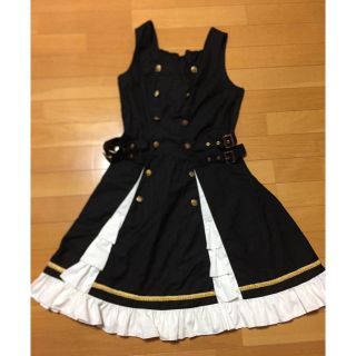 ボディライン(BODYLINE)のジャンパースカート 軍服系  (ひざ丈ワンピース)