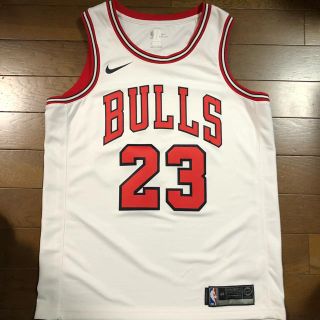 ナイキ(NIKE)の極美中古 NIKE BULLS ユニフォーム 48 SWINGMAN WHITE(バスケットボール)