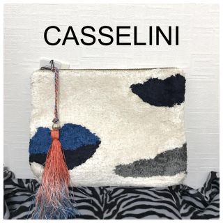 キャセリーニ(Casselini)の137★CASSELINI クラッチバッグ ポーチ フリンジ(クラッチバッグ)