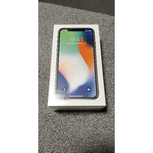 最も Apple - 【docomo】iPhoneX 64GB（シルバー） スマートフォン本体