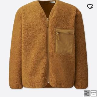 ユニクロ(UNIQLO)のフリースカーディガン(ブルゾン)