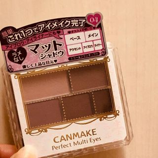 キャンメイク(CANMAKE)のキャンメイク パーフェクトマルチアイズ04(アイシャドウ)