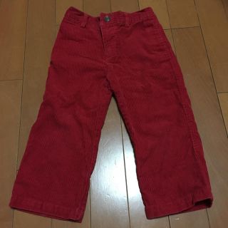 ラルフローレン(Ralph Lauren)のラルフローレン 赤色 コーデュロイ ズボン サイズ90(パンツ/スパッツ)