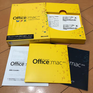 マイクロソフト(Microsoft)のOffice:Mac2011(PC周辺機器)