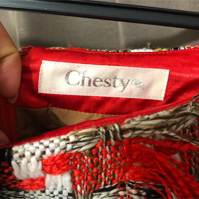 Chesty(チェスティ)のchesty ツイードスカート レディースのスカート(ミニスカート)の商品写真