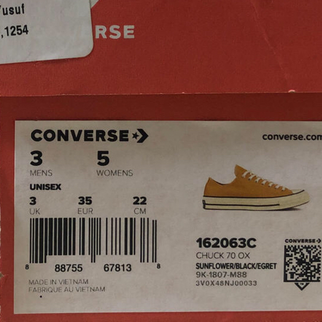 CONVERSE(コンバース)のconverse ct70 SUNFLOWER レディースの靴/シューズ(スニーカー)の商品写真