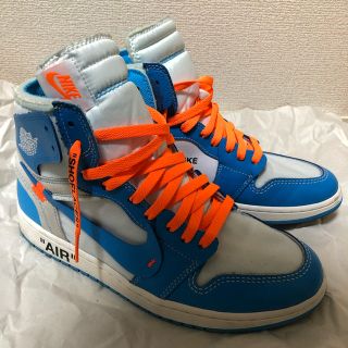 ナイキ(NIKE)のNIKE × Off-White Air Jordan 1 NRG UNC(スニーカー)