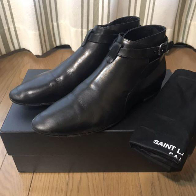 Saint Laurent(サンローラン)のSAINT LAURENT ジョッパー ブーツ 黒 42.5 中古 付属品有 メンズの靴/シューズ(ブーツ)の商品写真