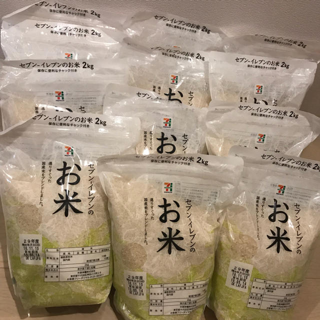 セブンイレブン お米 24kg 29年度産 白米食品/飲料/酒