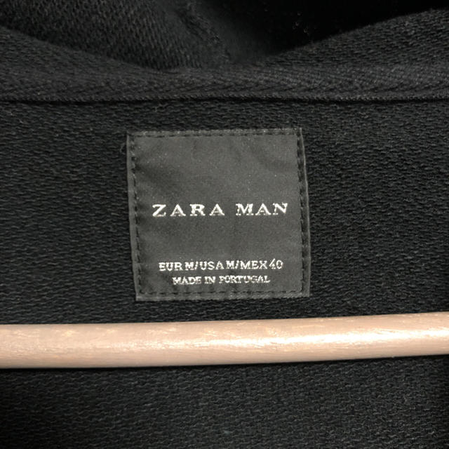 ZARA(ザラ)の袖ジップ付きロングパーカー メンズのトップス(パーカー)の商品写真