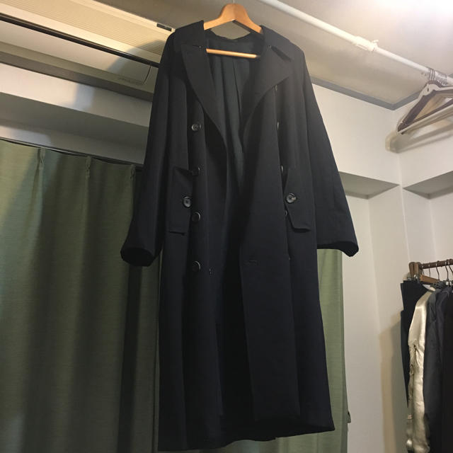 yohji yamamoto pour homme ウールギャバ トレンチコート | フリマアプリ ラクマ