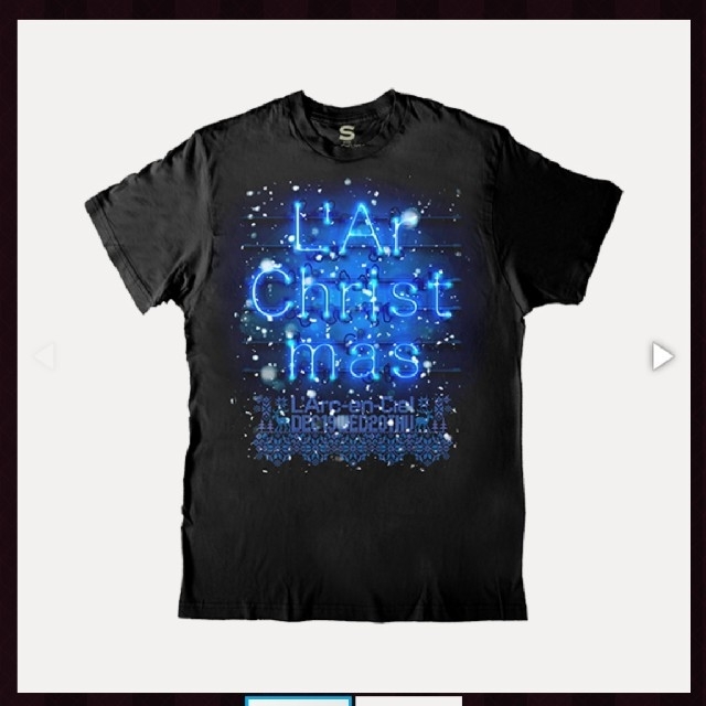 L'Arc～en～Ciel(ラルクアンシエル)のL'Arc~en~Ciel クリスマスTシャツLサイズ👕(限定) エンタメ/ホビーのタレントグッズ(ミュージシャン)の商品写真