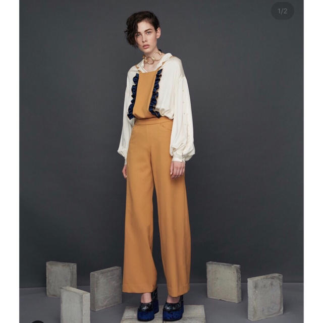 PAMEO POSE(パメオポーズ)のPAMEO POSE GEB SALOPETTE PANTS レディースのパンツ(サロペット/オーバーオール)の商品写真