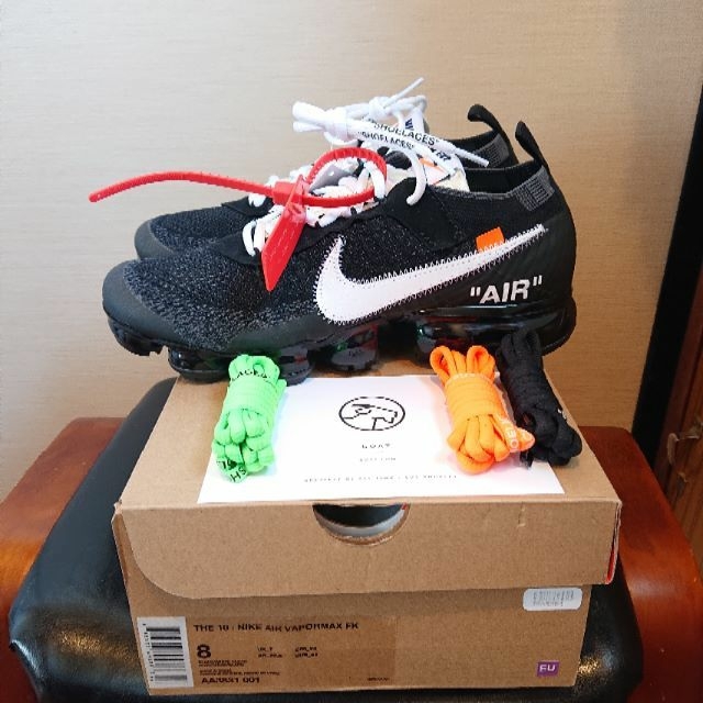 黒サイズTHE10 NIKE VAPORMAX OFF-WHITE