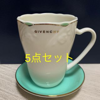 ジバンシィ(GIVENCHY)の【GIVENCHY】カップ&ソーサー5点セット(グラス/カップ)