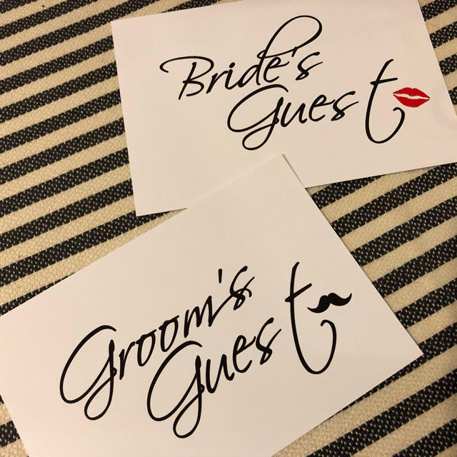 受付サイン groom♡bride ハンドメイドのウェディング(その他)の商品写真