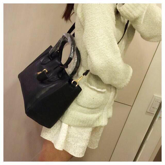 新品☆2way収納優秀大人トート♪黒 1