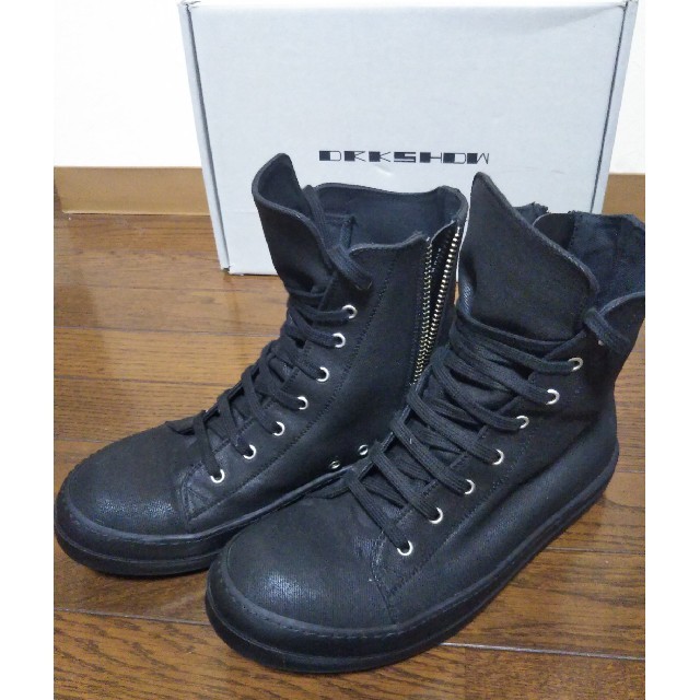 Rick Owens(リックオウエンス)のリックオウエンス　ダークシャドウ　ハイカットスニーカー メンズの靴/シューズ(スニーカー)の商品写真